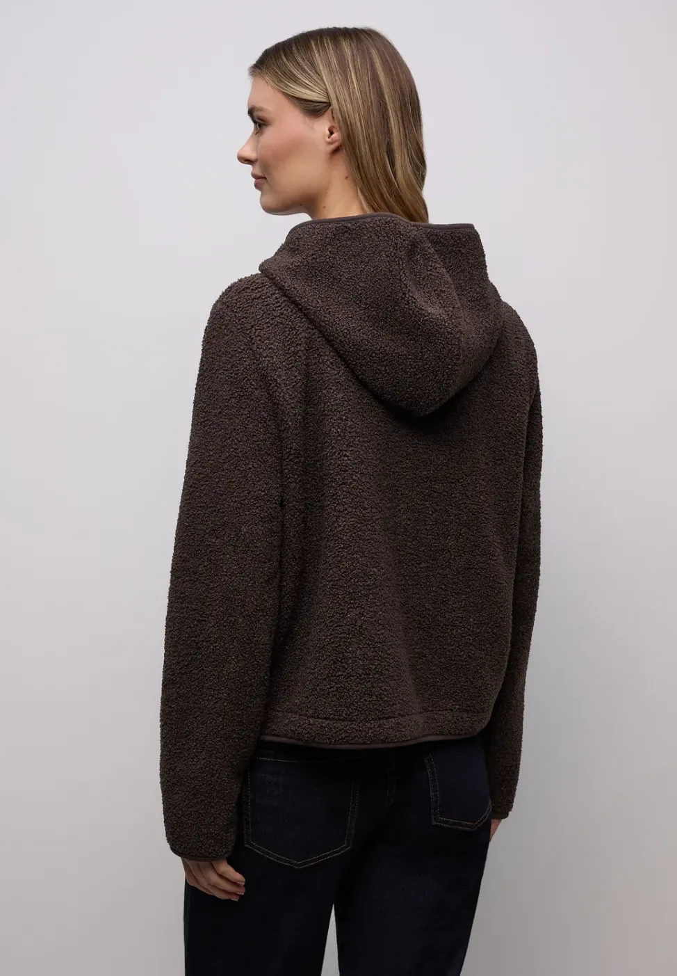 Veste Teddy avec capuche