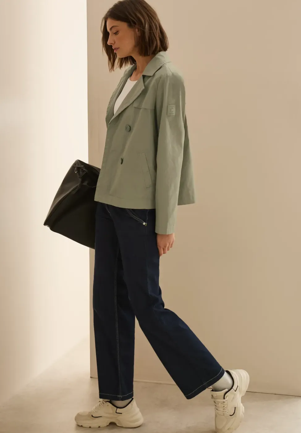 Veste trench courte