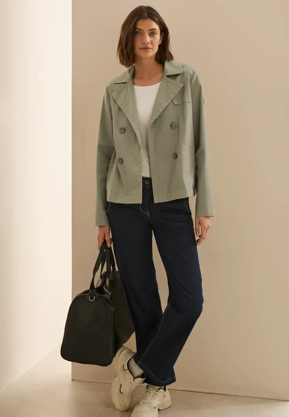 Veste trench courte