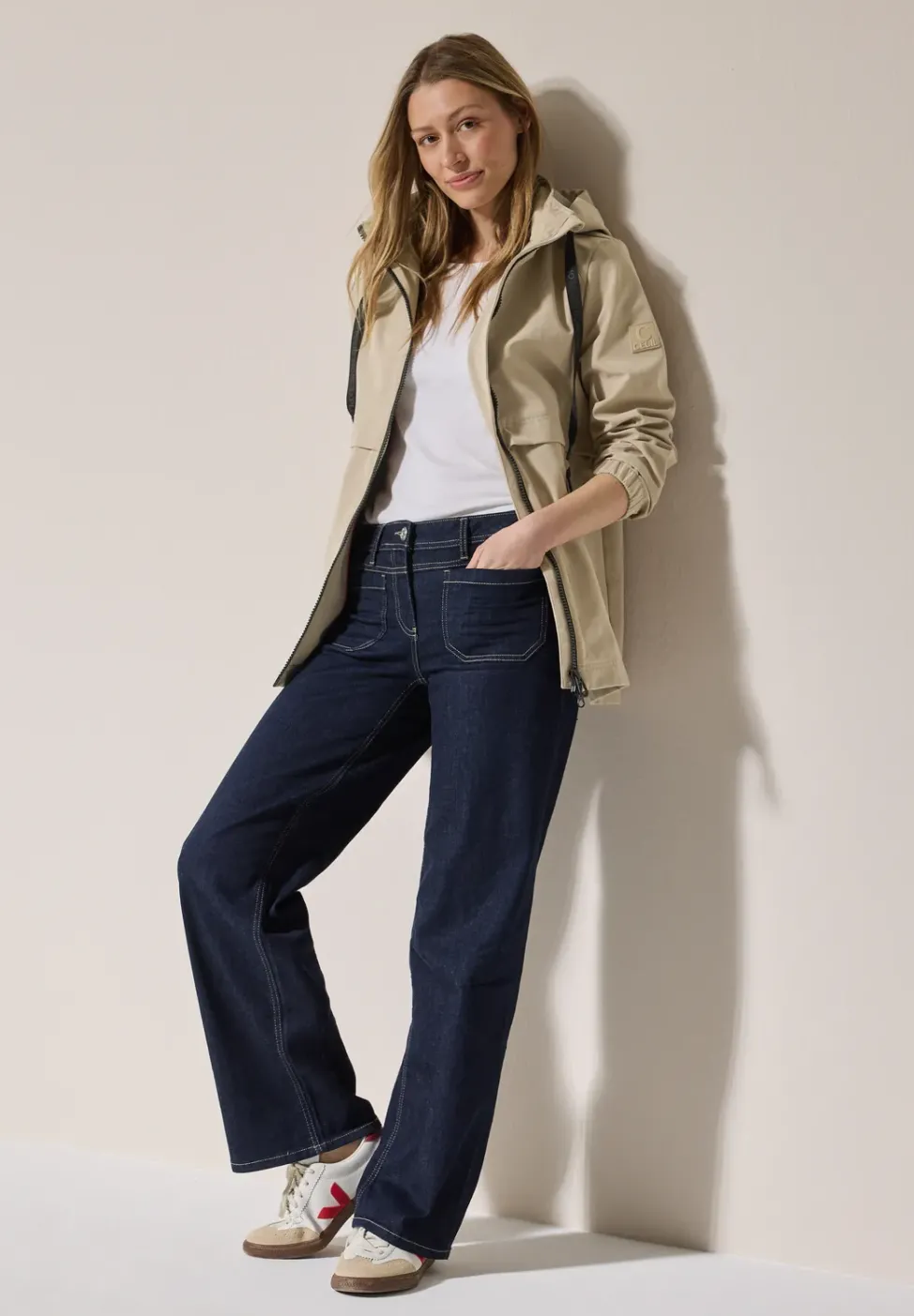 Veste trench courte