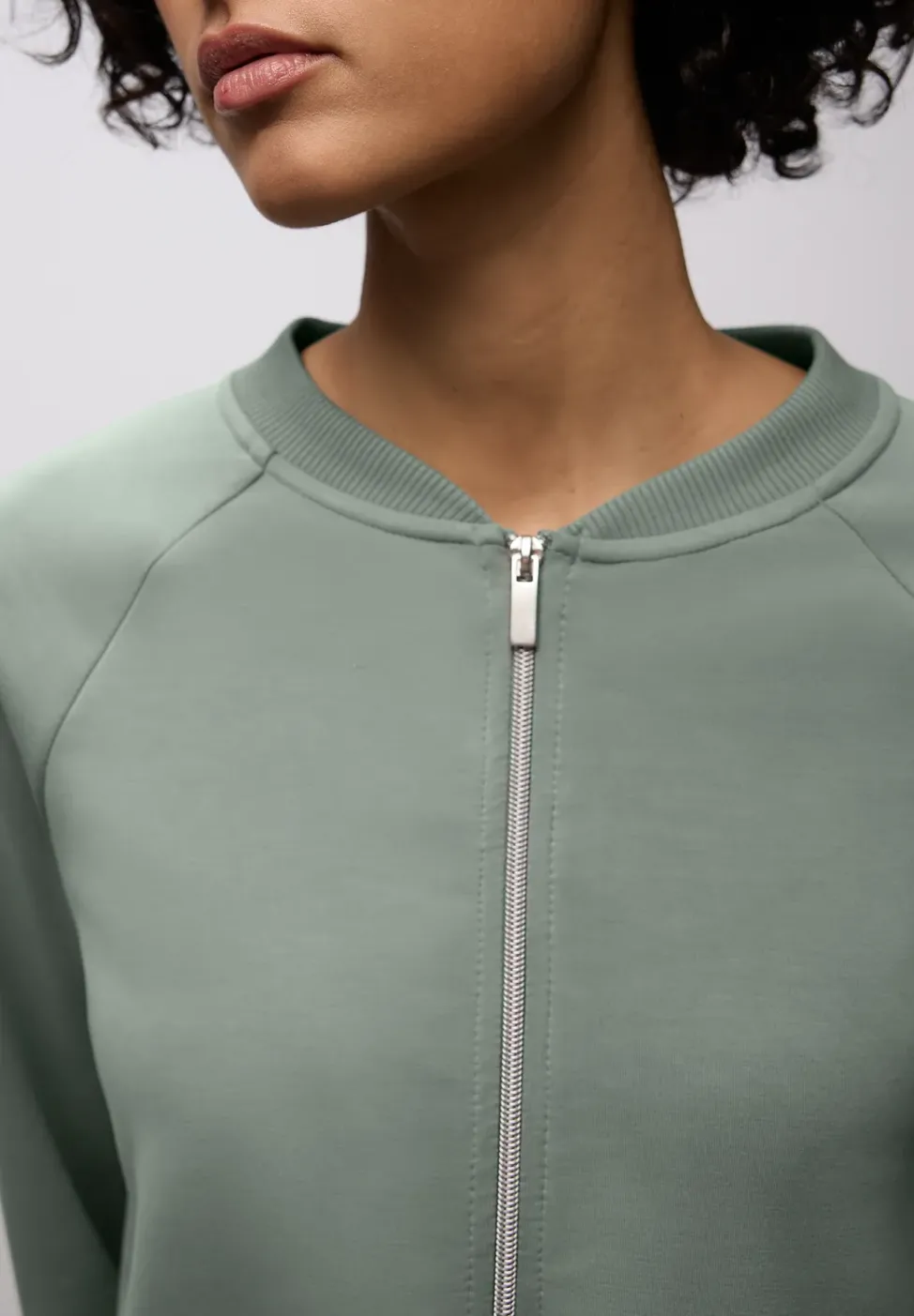 Veste zippée unie