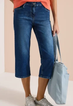 Wide Leg 3/4 Jeans en Loose Fit