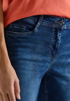 Wide Leg 3/4 Jeans en Loose Fit