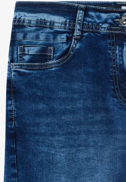 Wide Leg 3/4 Jeans en Loose Fit