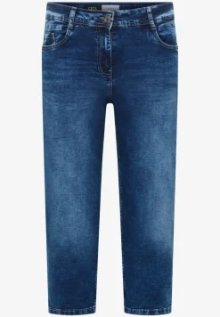 Wide Leg 3/4 Jeans en Loose Fit