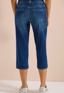 Wide Leg 3/4 Jeans en Loose Fit