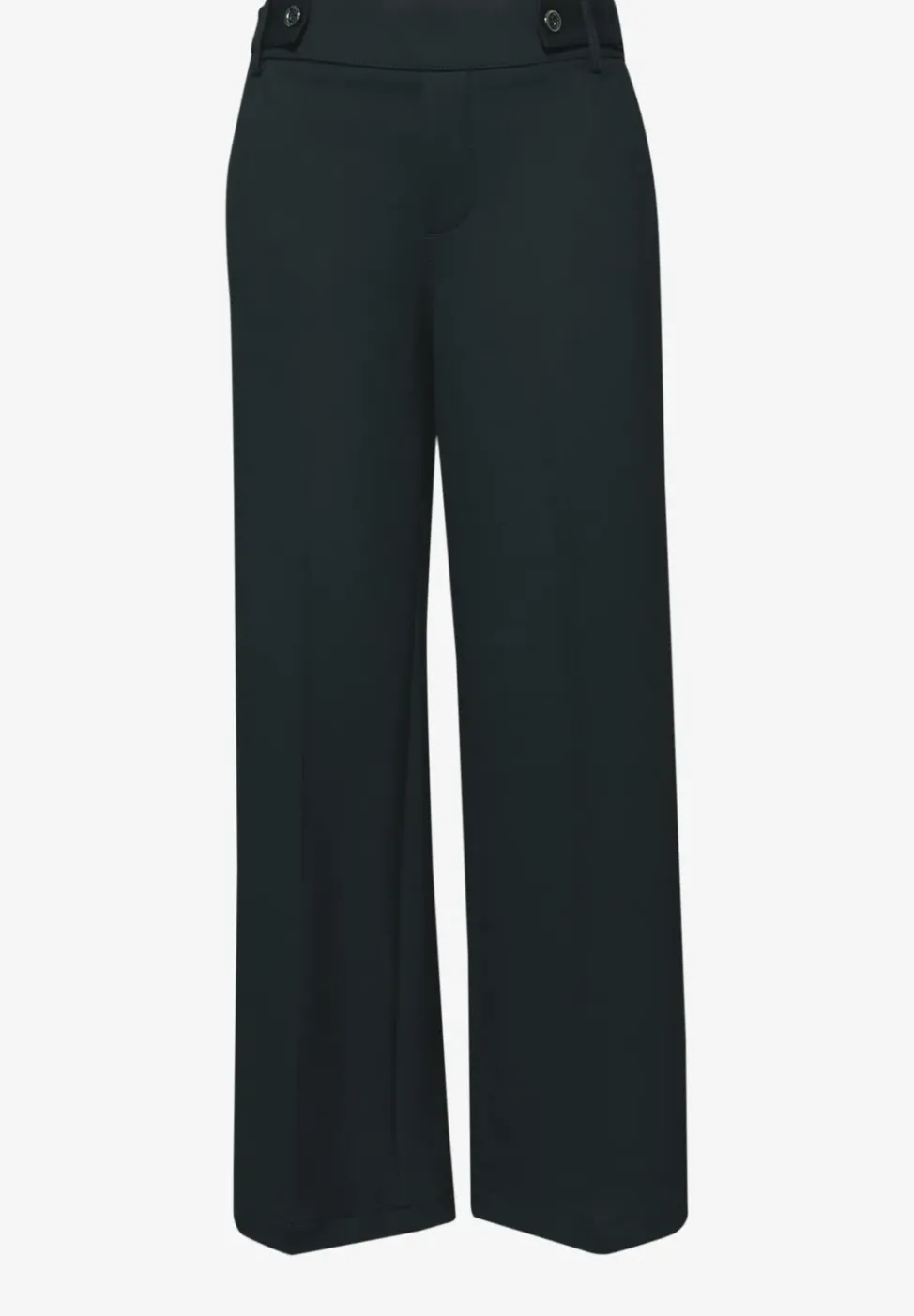 Wide Leg pantalon avec détail de boutons