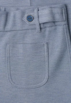 Wide Leg Pantalon avec détails de boutons