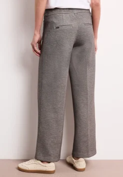 Wide Leg Pantalon avec détails de boutons