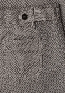 Wide Leg Pantalon avec détails de boutons