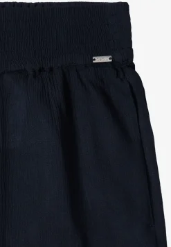 Wide Leg Pantalon avec structure crêpe