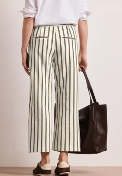 Wide LegPantalon casual fit à rayures