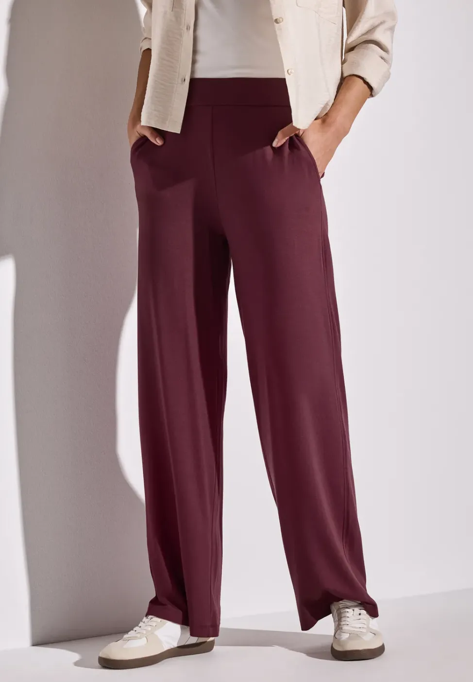 Wide Leg pantalon en jersey