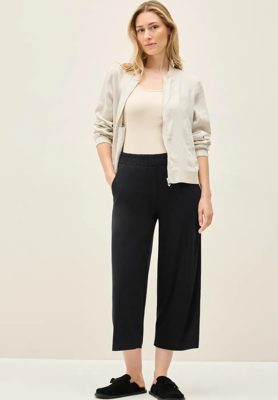 Wide Leg pantalon en jersey
