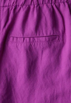 Wide Leg Pantalon en lin mélangé
