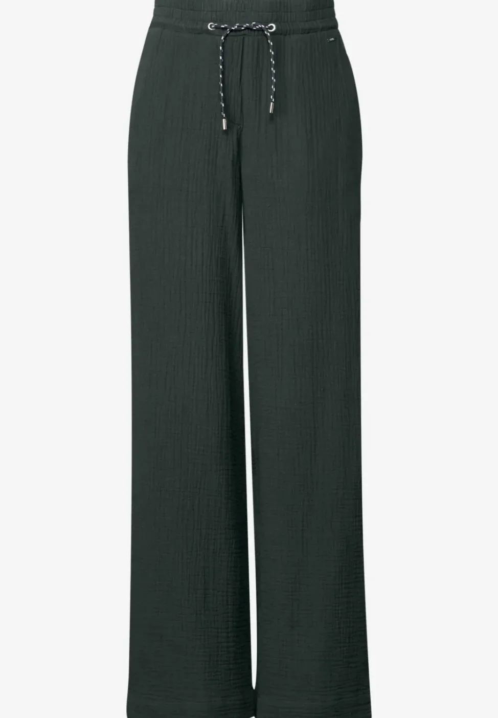 Wide Leg pantalon en mousseline de soie