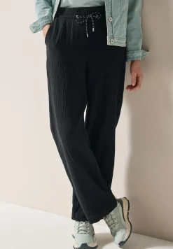 Wide Leg pantalon en mousseline de soie