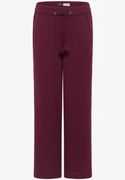 Wide Leg pantalon en qualité seersucker