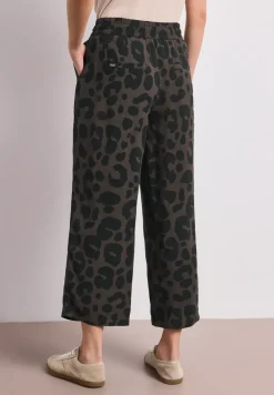 Wide Leg Pantalon Loose Fit avec imprimé