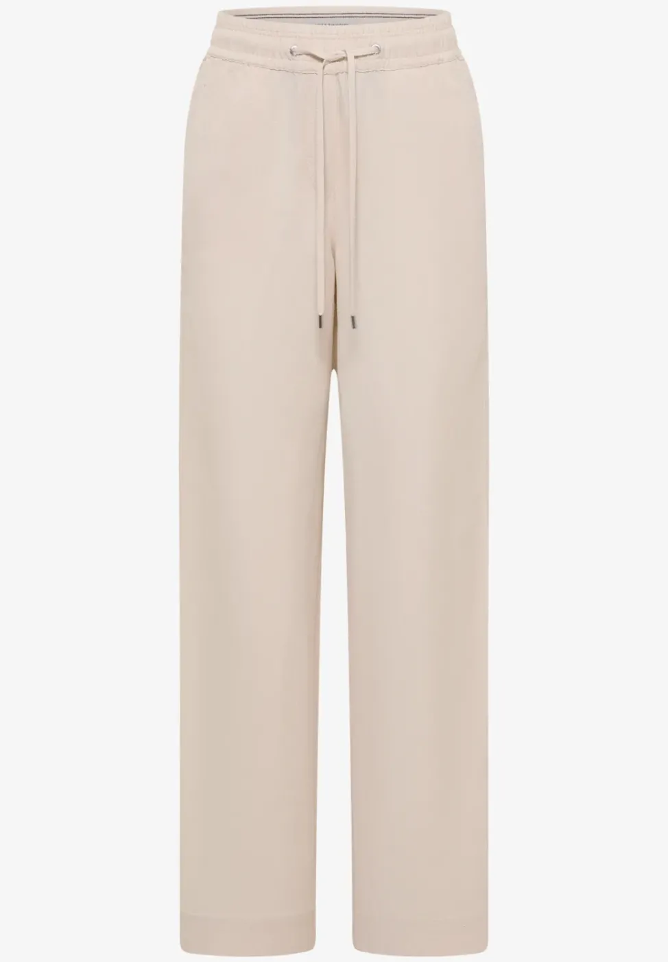 Wide Leg Pantalon Loose Fit en mélange de lin