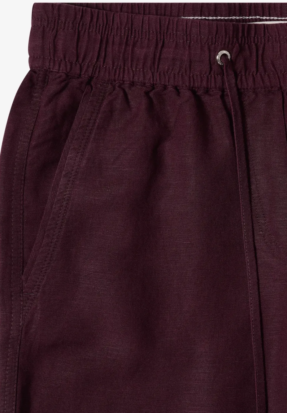 Wide Leg Pantalon Loose Fit en mélange de lin