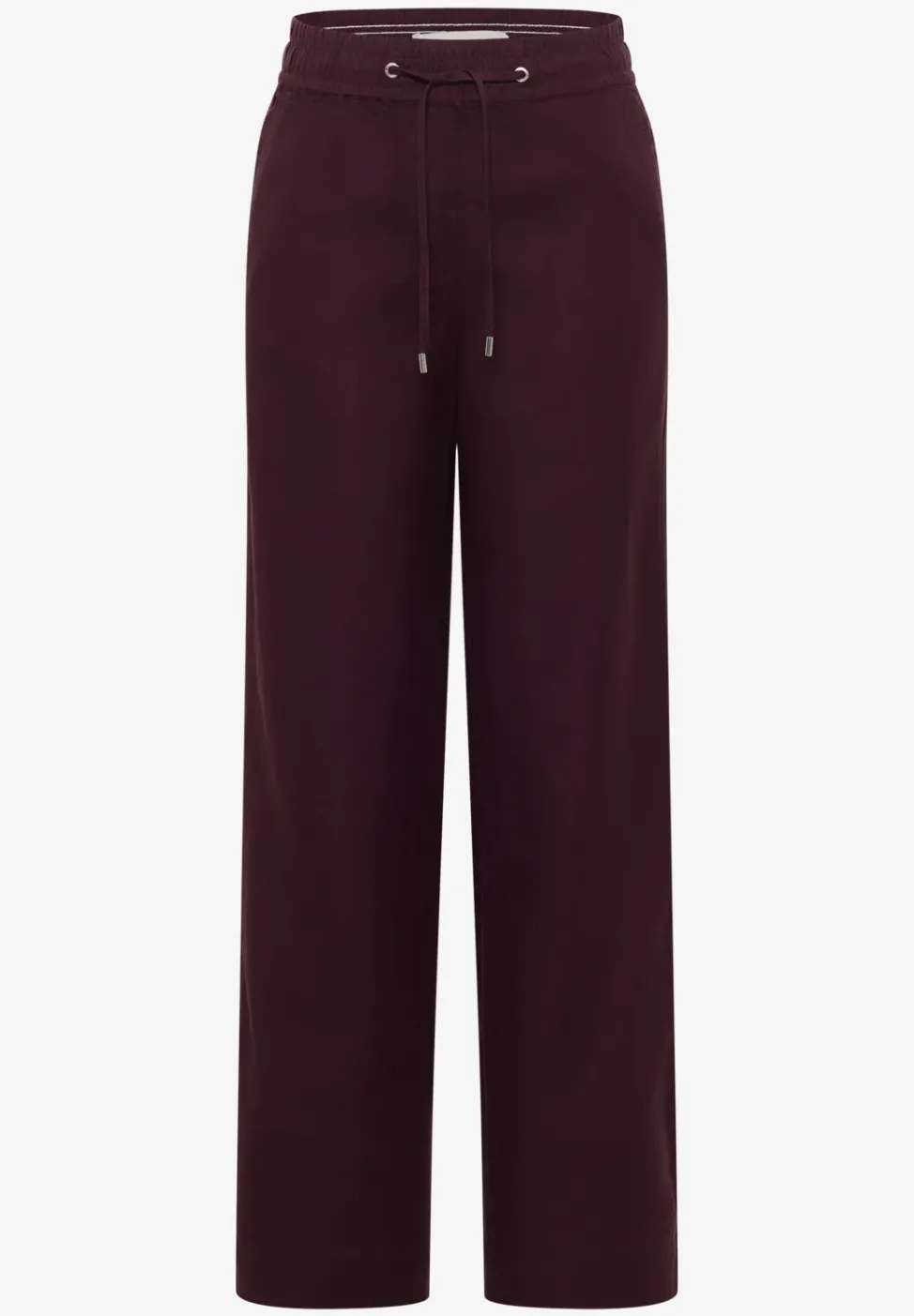 Wide Leg Pantalon Loose Fit en mélange de lin