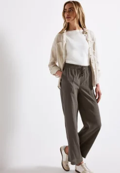 Wide Leg Pantalon structuré