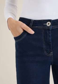 Wide Leg Rinsed Jeans