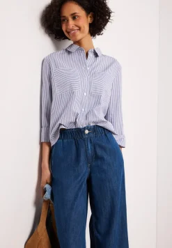 Wide Legs Jeans avec ceinture paperbag