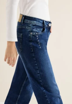 Wide Legs Jeans avec rivets