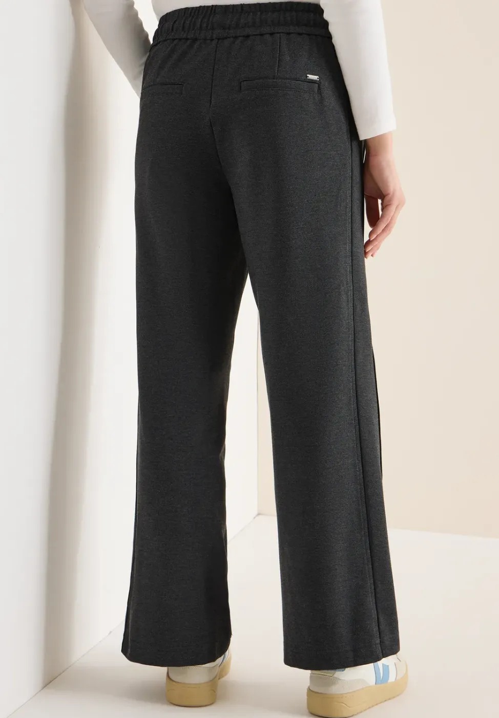 Wide Legs pantalon avec bande