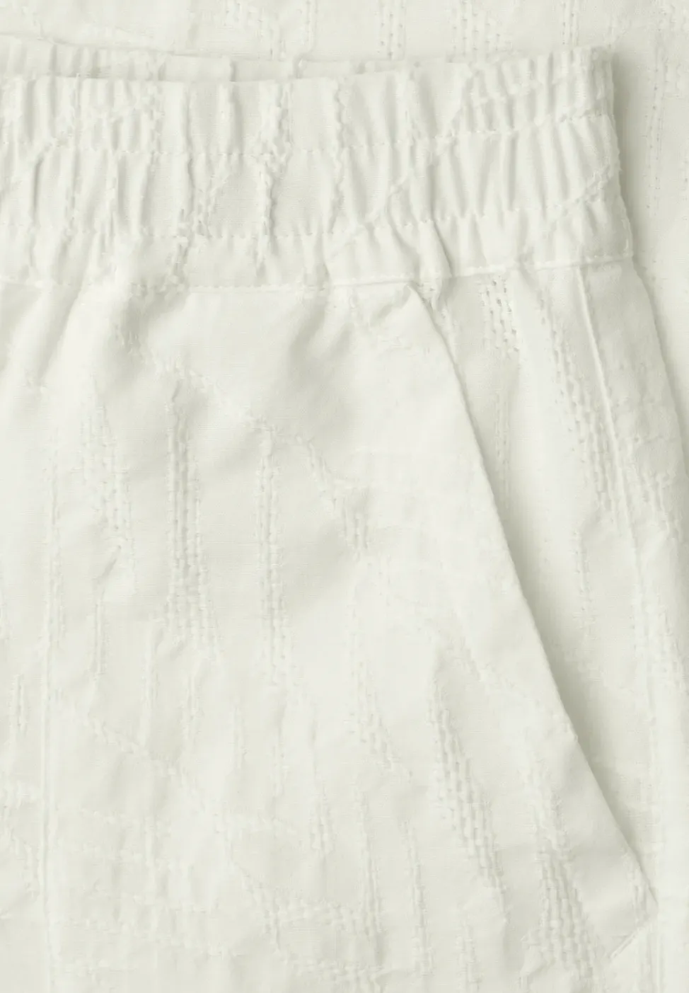 Wide Legs pantalon avec motif brodé