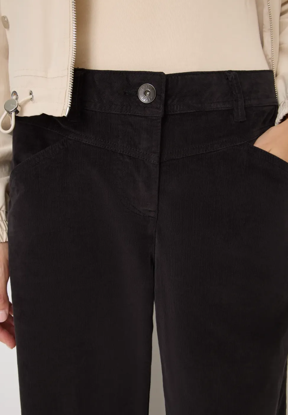 Wide Legs pantalon en velours côtelé