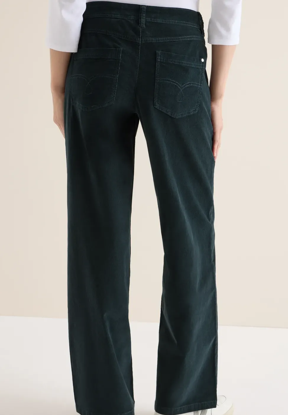 Wide Legs pantalon en velours côtelé