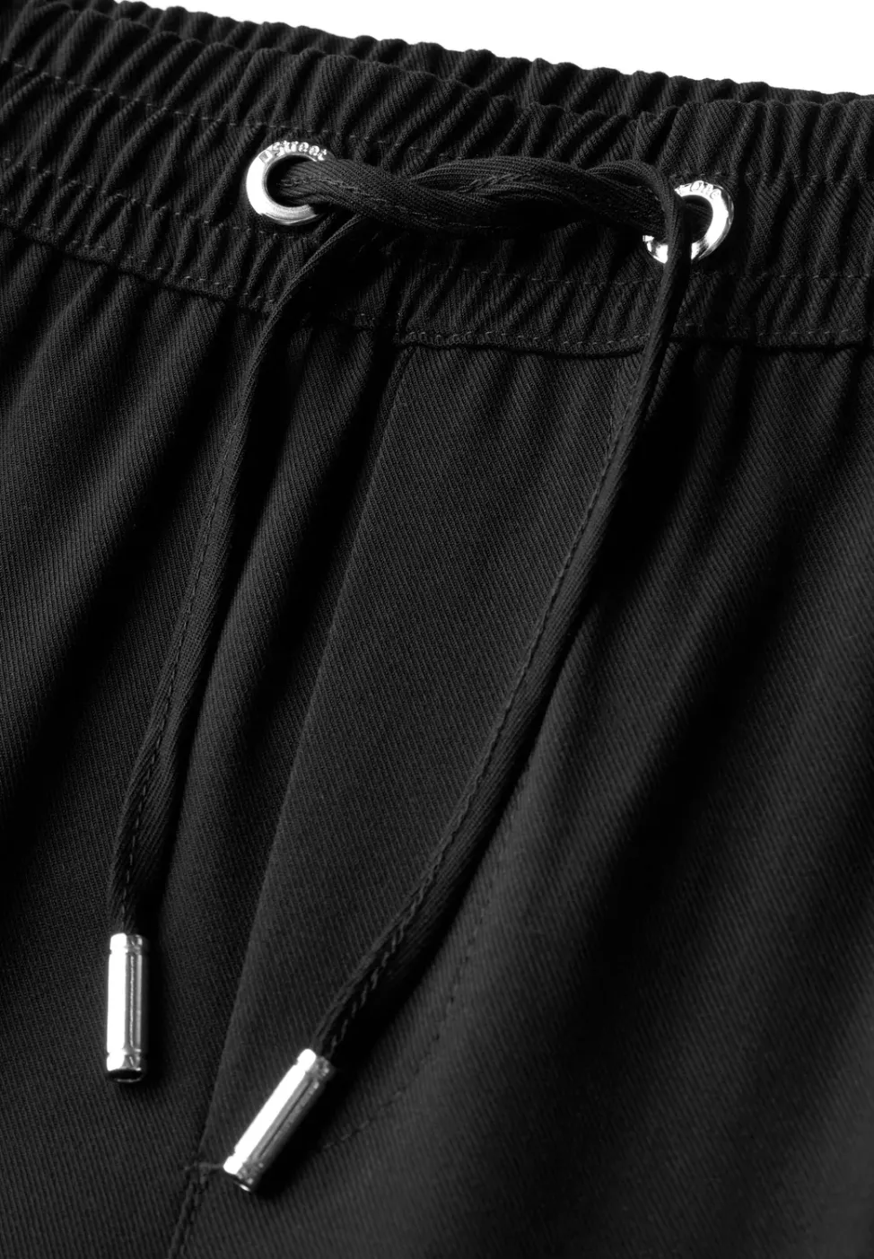 Wide Leg Twill Pantalon